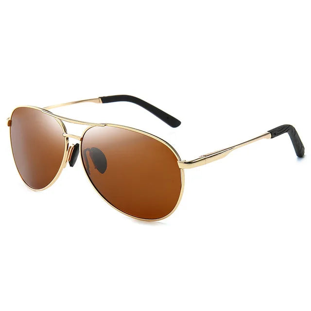 Metal Frame Polarized Sunglasses Men Color Changing Sun Glasses for Men