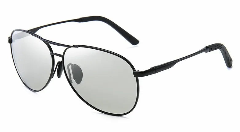 Metal Frame Polarized Sunglasses Men Color Changing Sun Glasses for Men