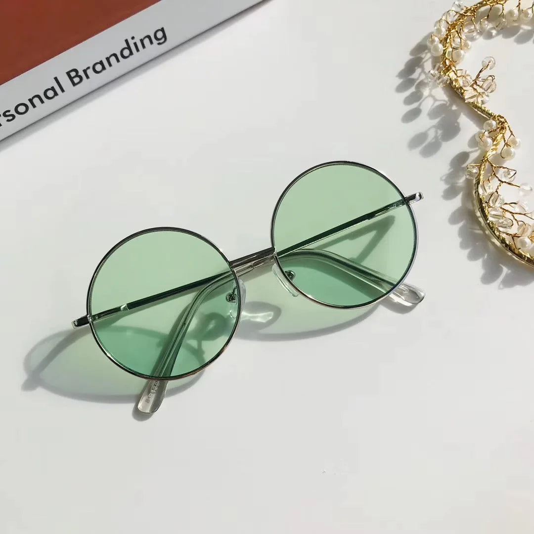 Children Vintage Round Sunglasses, Kids Eye wear
