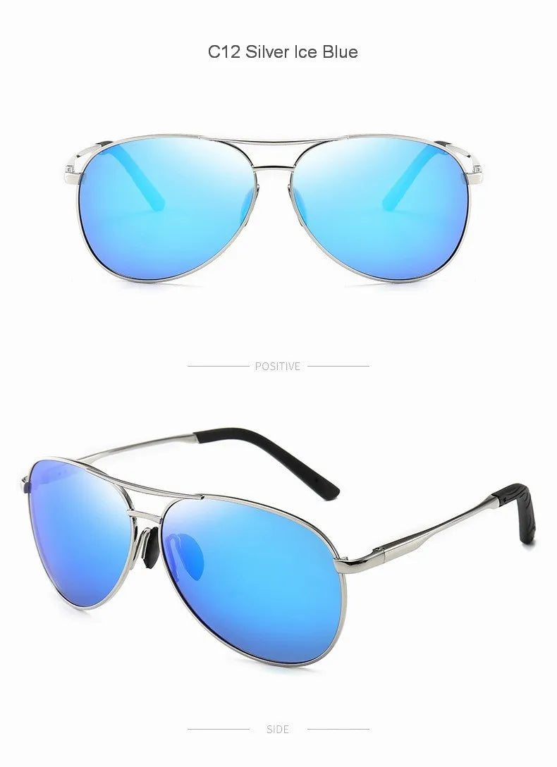 Metal Frame Polarized Sunglasses Men Color Changing Sun Glasses for Men