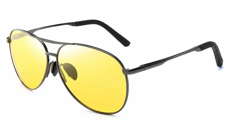 Metal Frame Polarized Sunglasses Men Color Changing Sun Glasses for Men