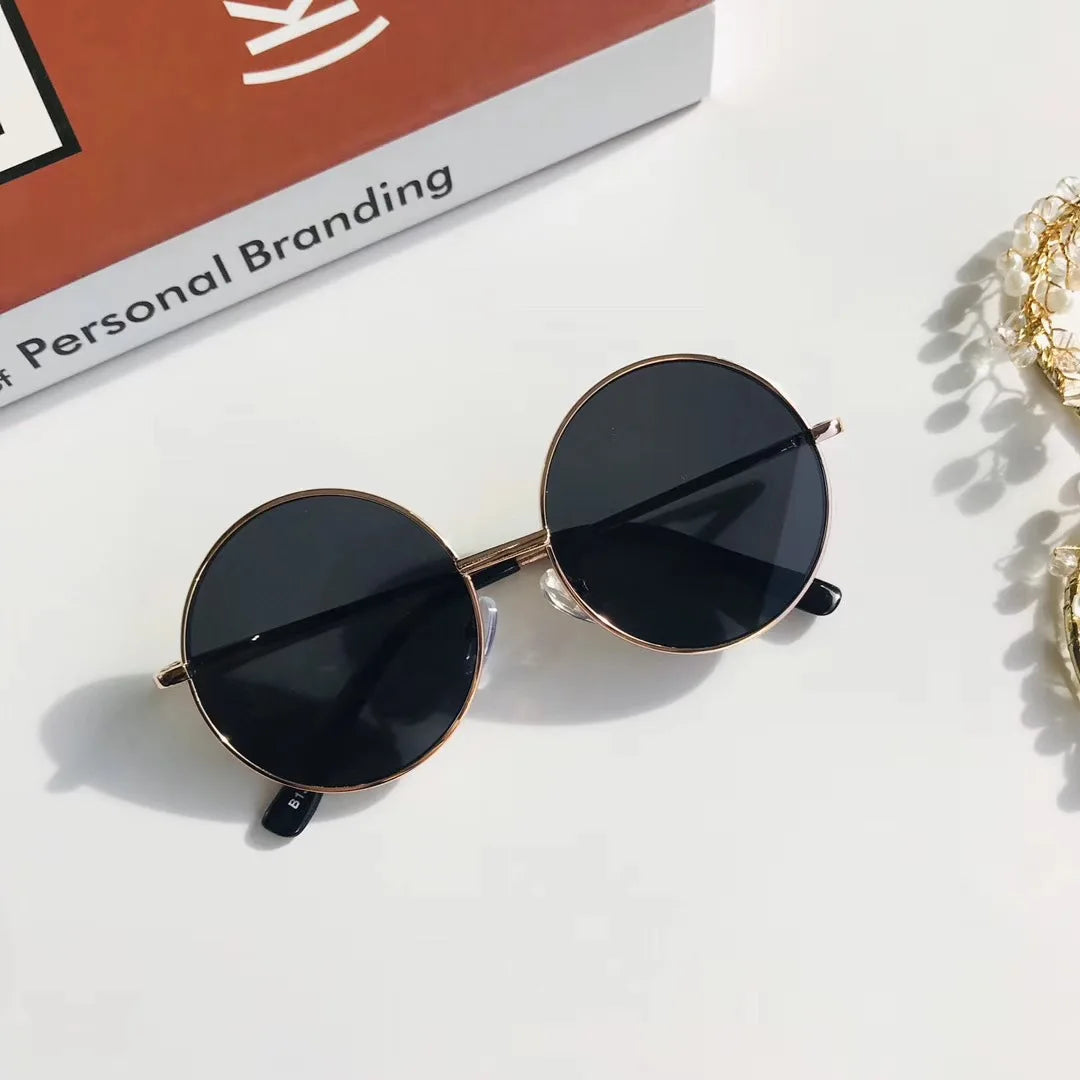 Children Vintage Round Sunglasses, Kids Eye wear