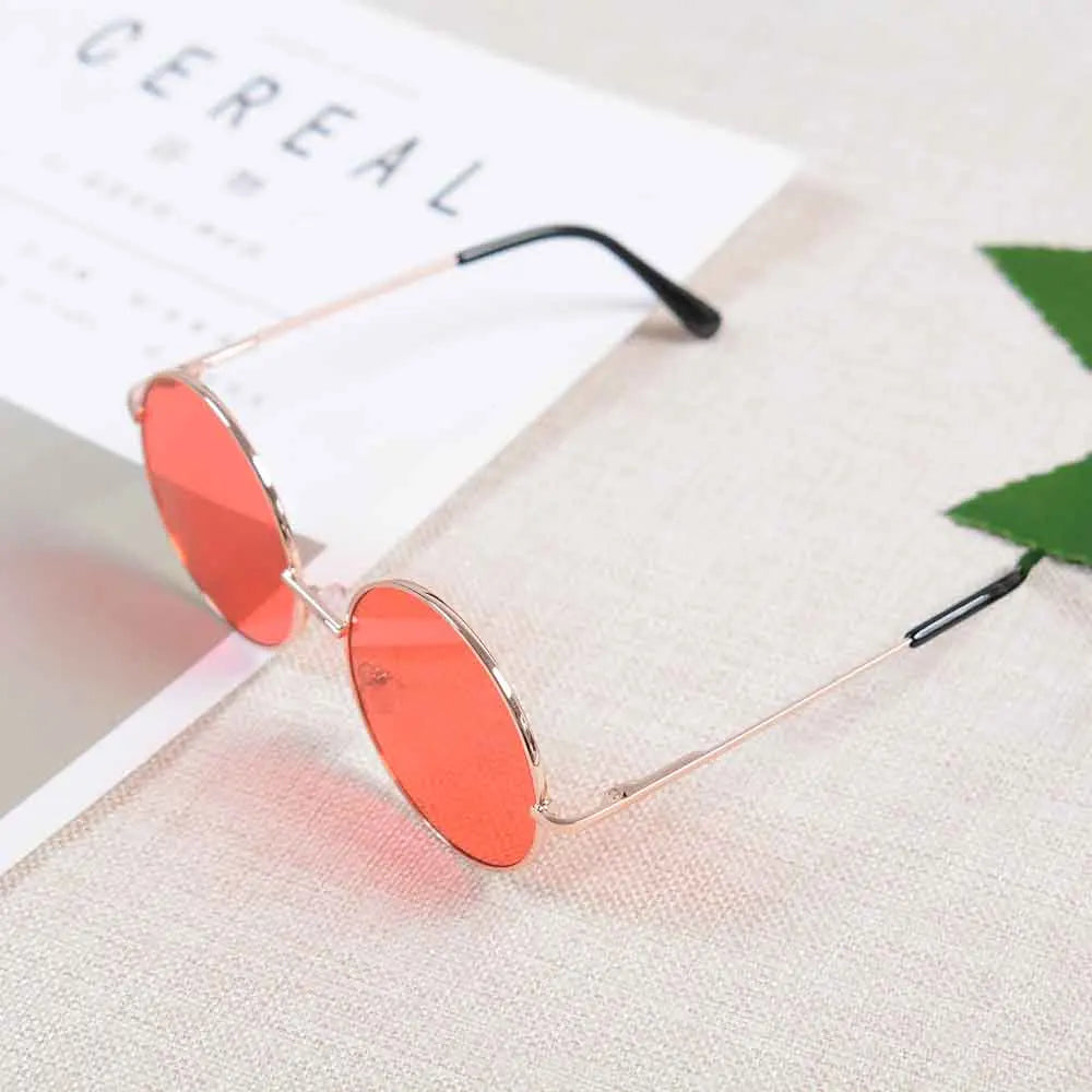 Children Vintage Round Sunglasses, Kids Eye wear
