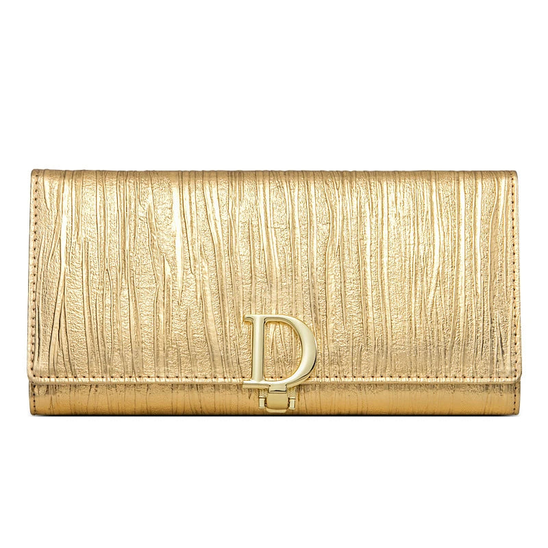 2024 Women's Long Wallet Coin Purse Luxury Genuine Leather Wallets