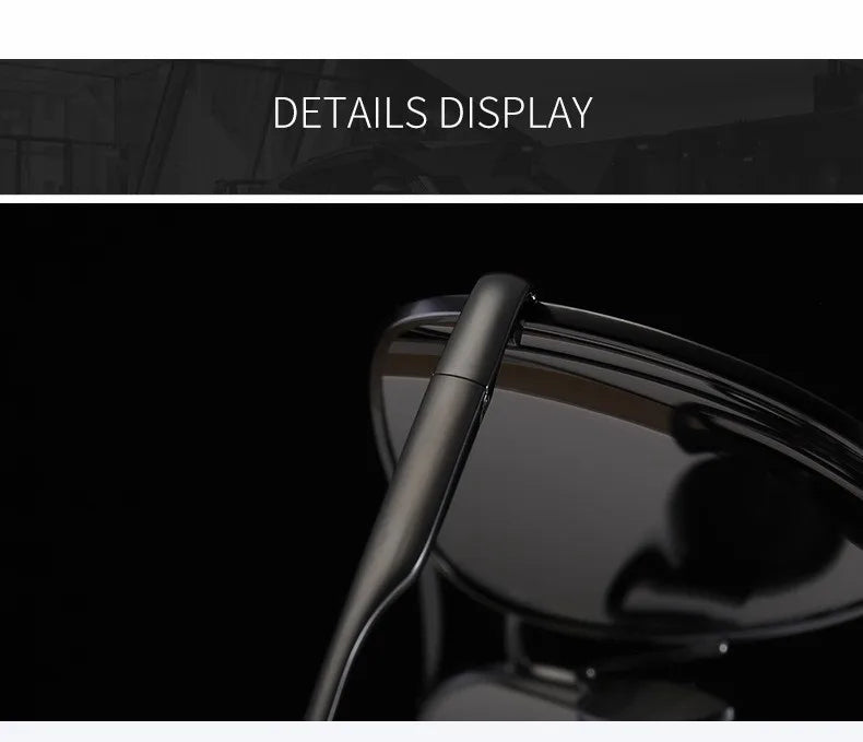 Metal Frame Polarized Sunglasses Men Color Changing Sun Glasses for Men