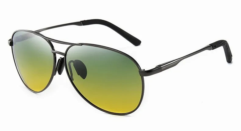 Metal Frame Polarized Sunglasses Men Color Changing Sun Glasses for Men