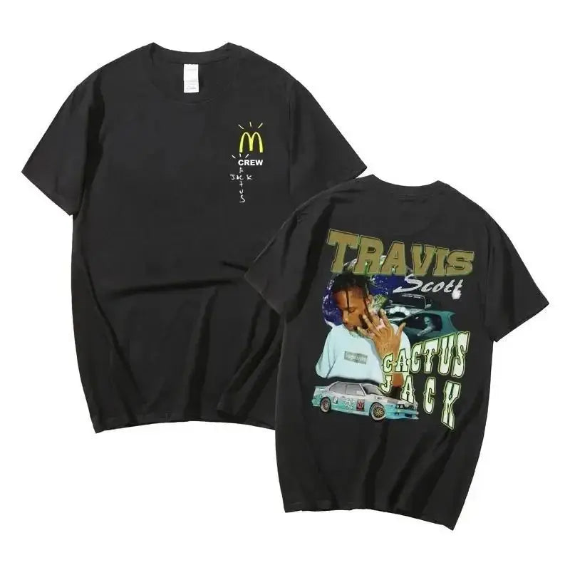 Cactus Jack Tshirt Awesome Streetwear Oversized T Shirts Men Fashion