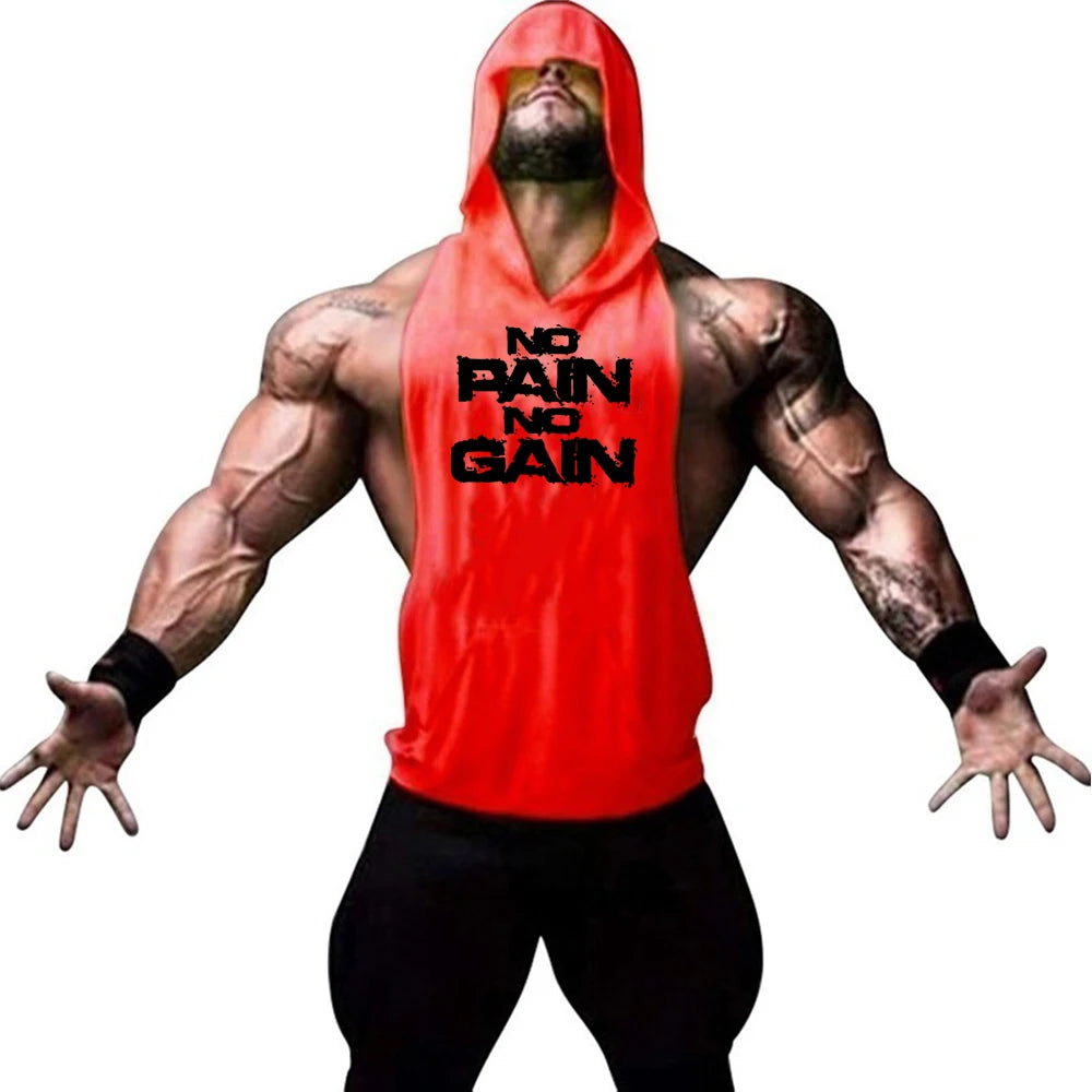Men's Muscle Vest Sleeveless, Workout Sports Shirt, Bodybuilding Fitness Top Men Gy Clothing