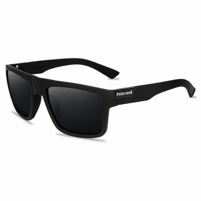 Polarized Sunglasses Fashion Square Frame Vintage Design Sun Glasses for Men
