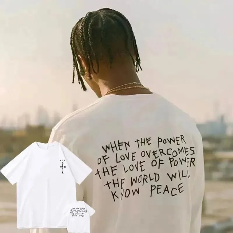 Cactus Jack Tshirt Awesome Streetwear Oversized T Shirts Men Fashion