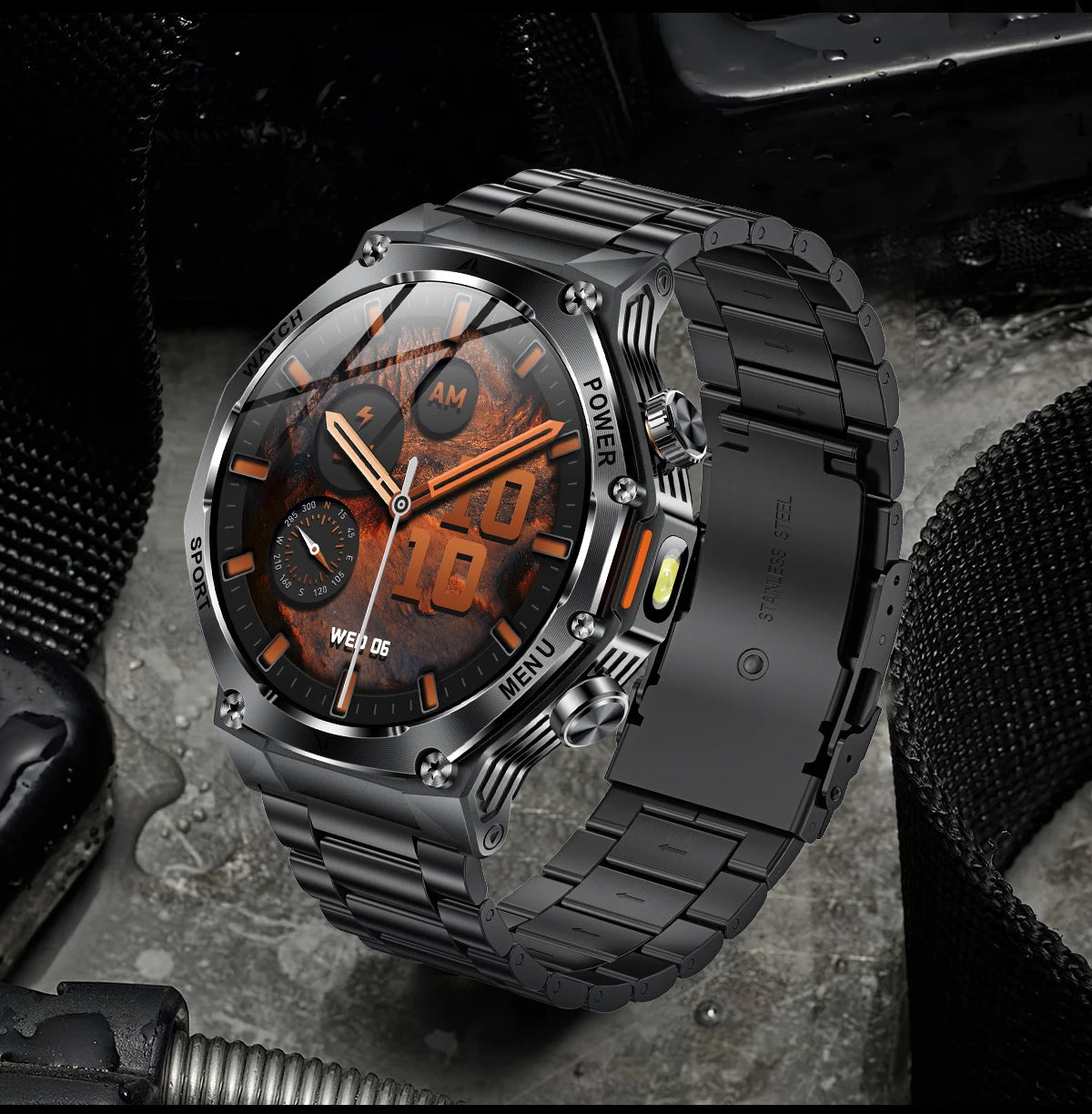 Smart Watch Men 800mAh Ultra Long Battery Life Waterproof Outdoor Sport Watches Bluetooth Call Military Smartwatch 2025