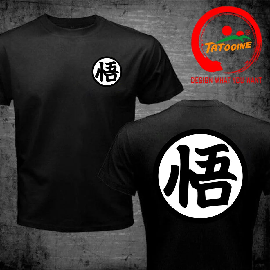Street Fashion Anime Son Goku Oversized Casual T Shirt for Men