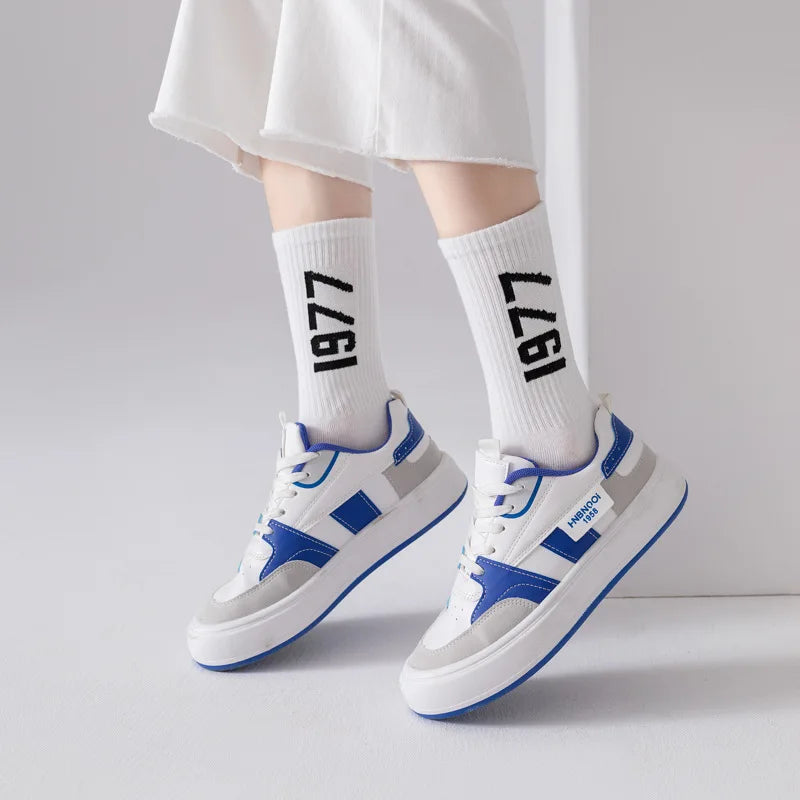 4 Pairs Hip Hop Socks Men & Women Cotton Skateboard Socks, Breathable Sports Luxury Socks 38-45