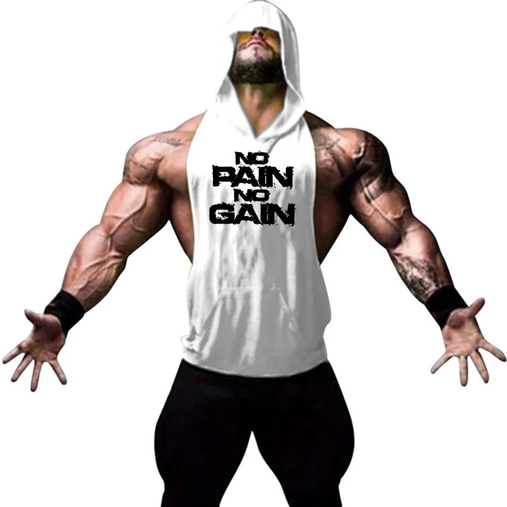 Men's Muscle Vest Sleeveless, Workout Sports Shirt, Bodybuilding Fitness Top Men Gy Clothing