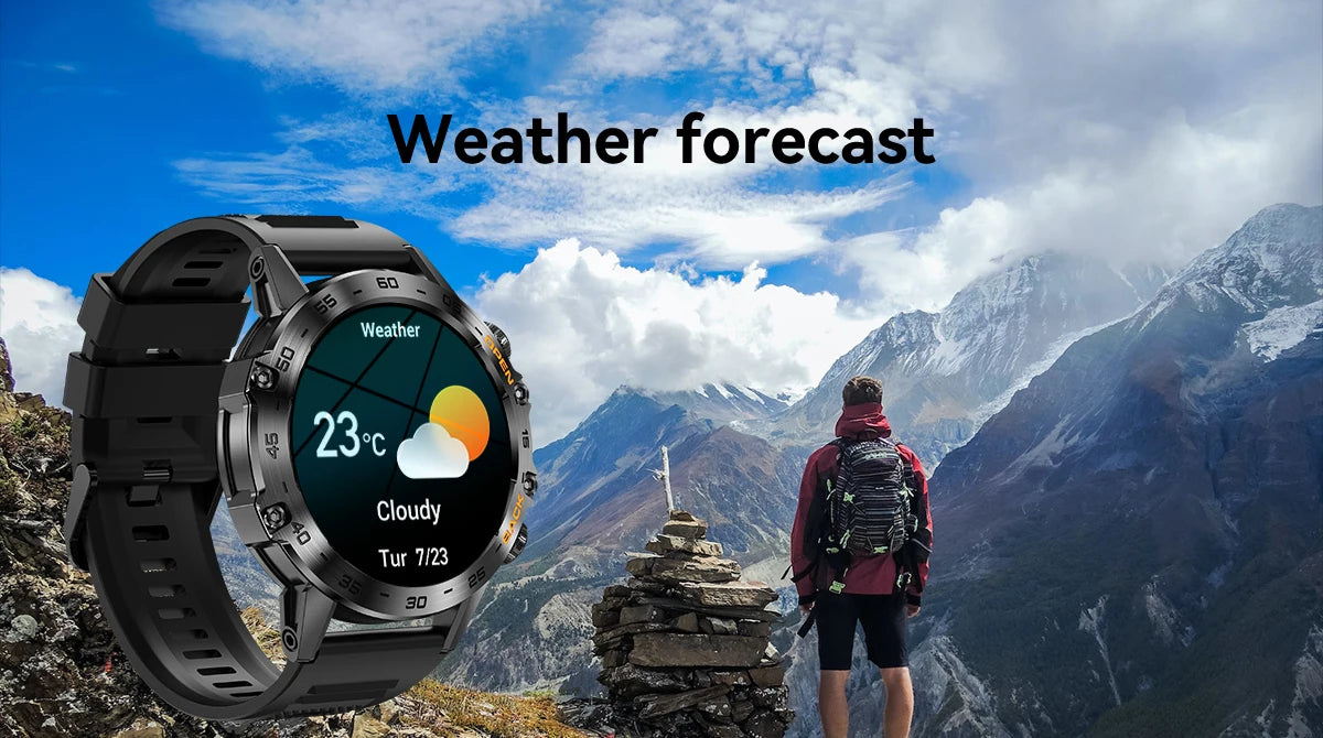 Newest 1.39" Bluetooth Call Smart Watch Men Outdoor Sport Fitness Heart Rate Health Monitoring Smartwatch for Android IOS Phone