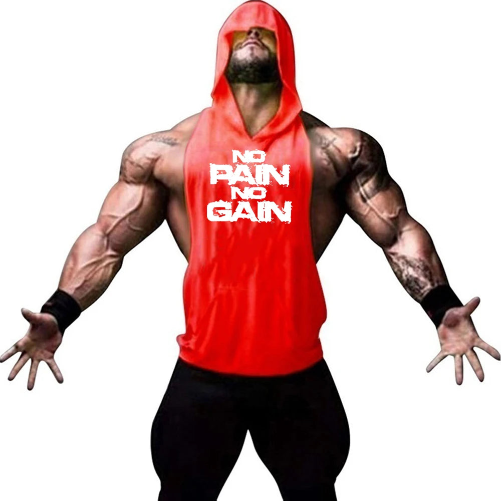 Men's Muscle Vest Sleeveless, Workout Sports Shirt, Bodybuilding Fitness Top Men Gy Clothing