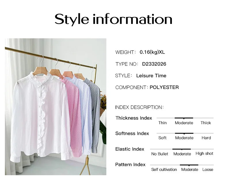Women Elegant Office Shirt,Long Sleeve Top Causal Comfort Simple Shirt,Shirts & Blouses