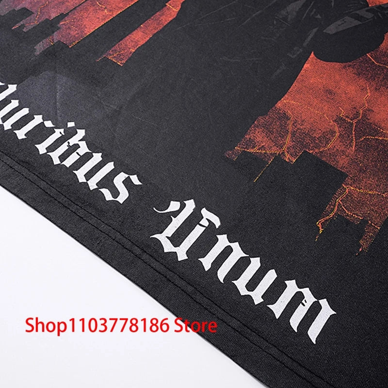 New GOD SPEED T-shirt Pop Fashion Print Streetwear Crewneck