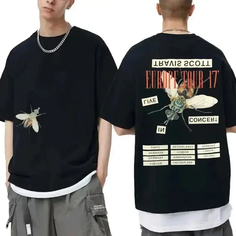 Cactus Jack Tshirt Awesome Streetwear Oversized T Shirts Men Fashion