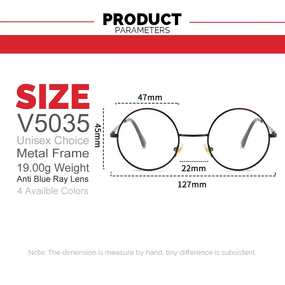 Photochromic Mens Blue Light Blocking Glasses Retro UV400, Anti Glare Round Color Changing Sunglasses