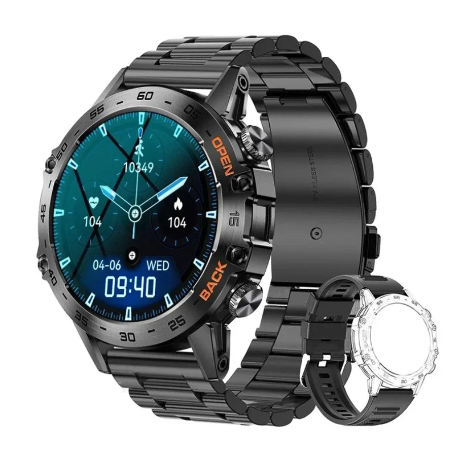 Newest 1.39" Bluetooth Call Smart Watch Men Outdoor Sport Fitness Heart Rate Health Monitoring Smartwatch for Android IOS Phone
