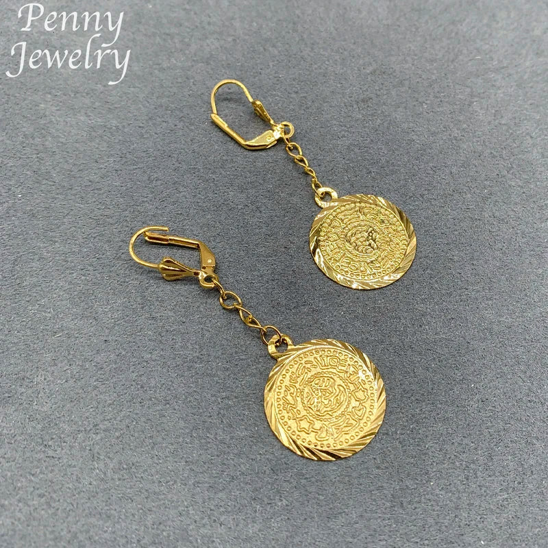 Fashion Jewelry Set for Women Necklace Earrings Bracelet Gold Plated Jewelry for Banquet Party/Wedding Gifts