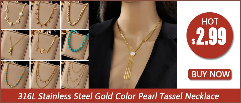 Stainless Steel Roman Numeral Dial Zircon Long Pendant Necklace For Women