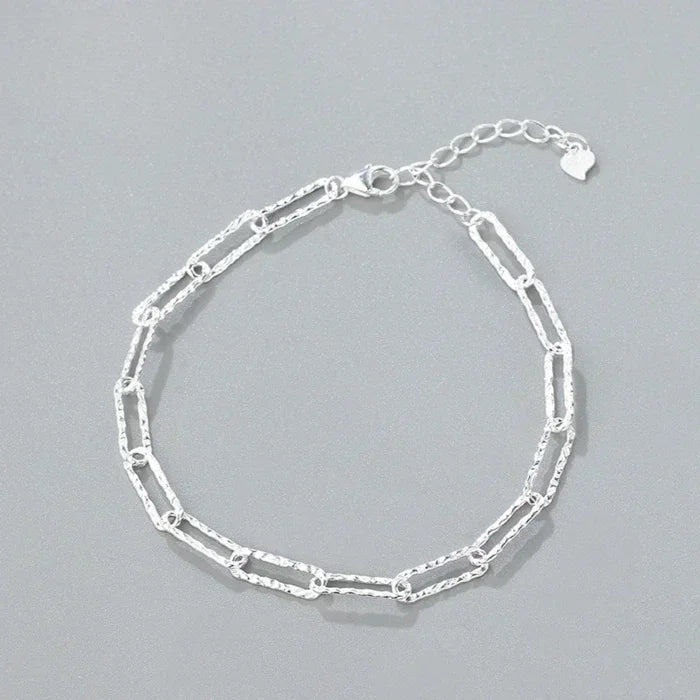 Niche Design Star Chain Tassel Bracelet for Women Fantasy Blue Crystal Beads Elastic Rope Bracelet