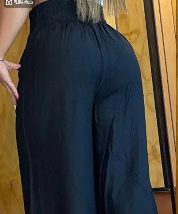 Elegant High Waist Cropped Work Pants For Women, Daily Office Formal Wear