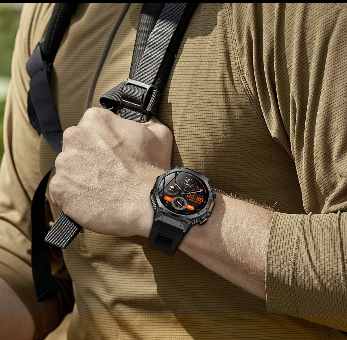Smart Watch Men 800mAh Ultra Long Battery Life Waterproof Outdoor Sport Watches Bluetooth Call Military Smartwatch 2025