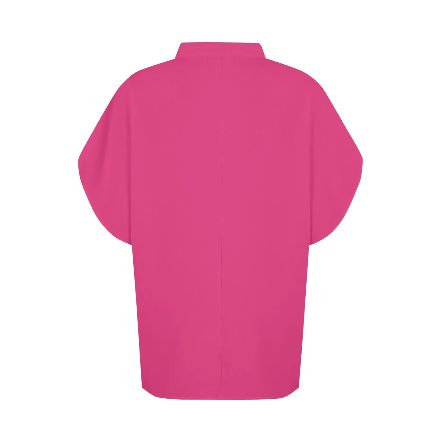 Summer Tops For Women Blouse Short Sleeve Solid V Neck Loose Shirts And Blouses Elegant Tops