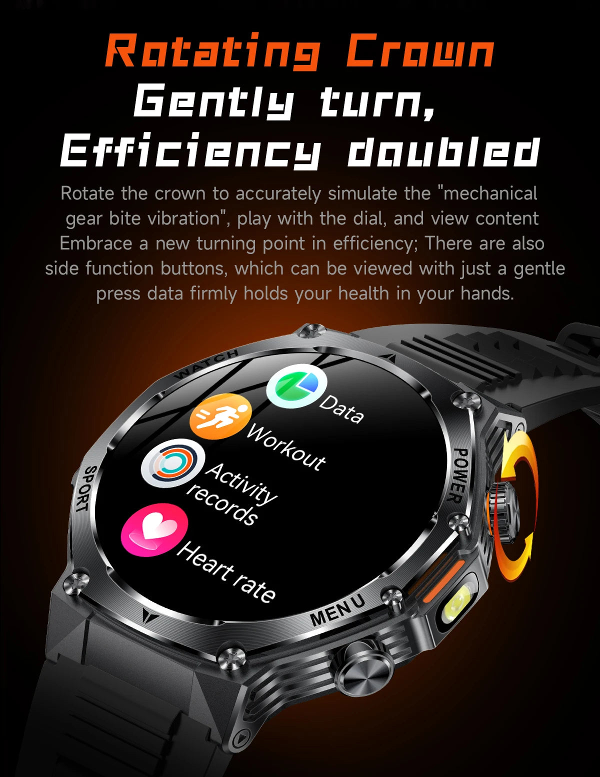 Smart Watch Men 800mAh Ultra Long Battery Life Waterproof Outdoor Sport Watches Bluetooth Call Military Smartwatch 2025
