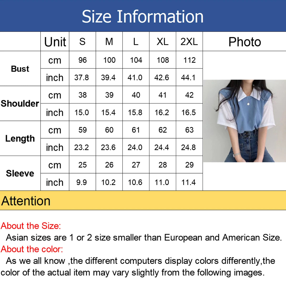 Summer Academy Style Color Blocking Polo Collar Top Short Sleeve T-shirt Women Lazy Loose Casual Versatile Blouse