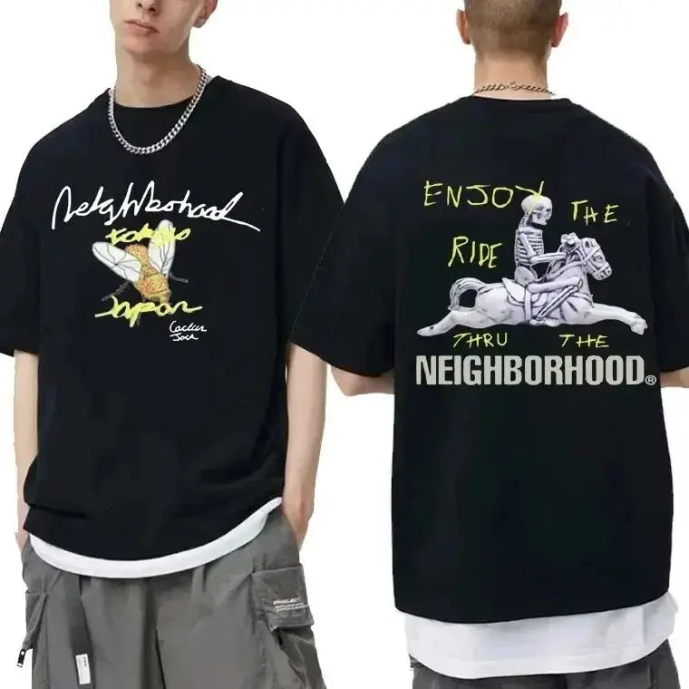 Cactus Jack Tshirt Awesome Streetwear Oversized T Shirts Men Fashion