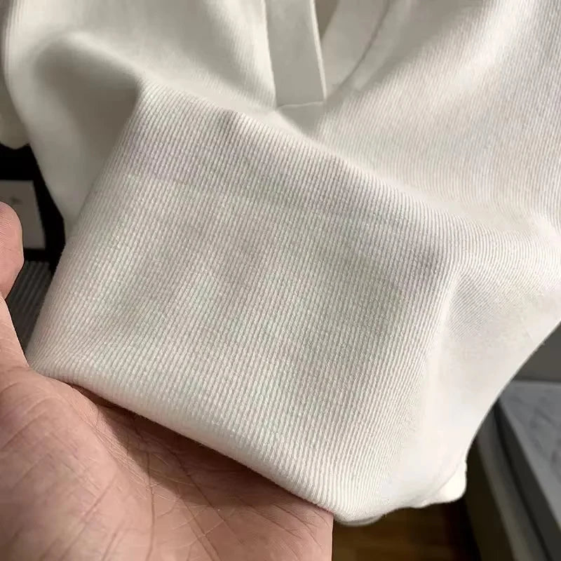 Korean Fashion Loves Embroidery T-shirt Polo Collar Orthoshoulder Slim Hotsweet Women's Crop Top