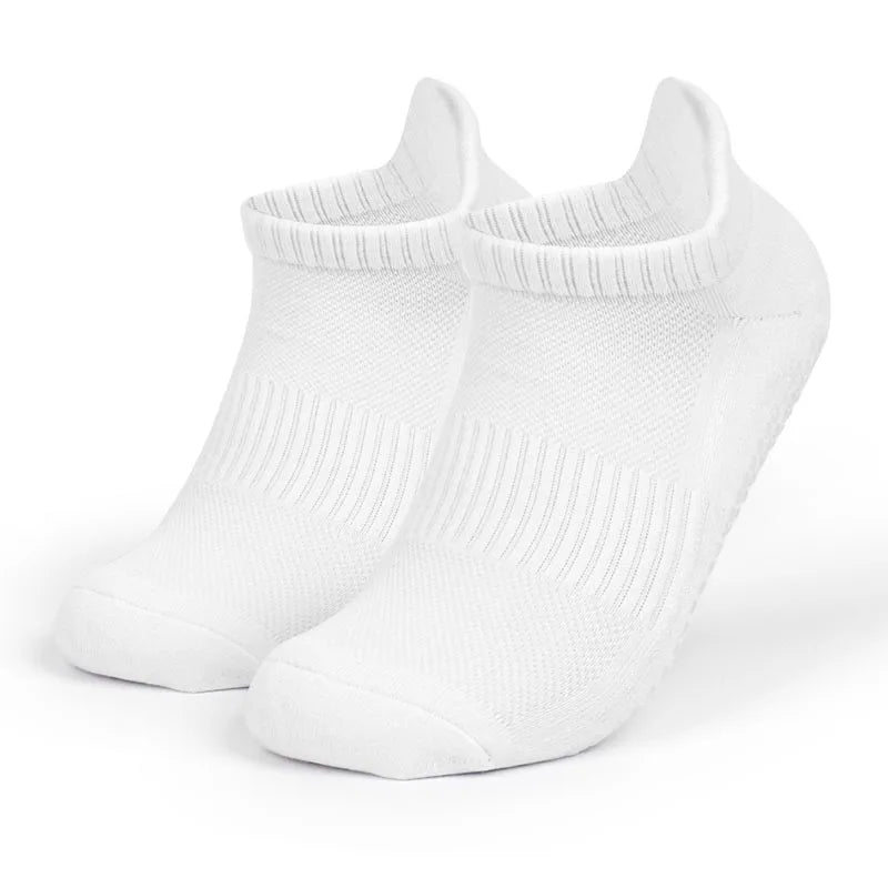 Unisex Sport Non Slip Yoga Socks with Grips Non-slip Fitness Exercise Ankle Socks - 1 pair