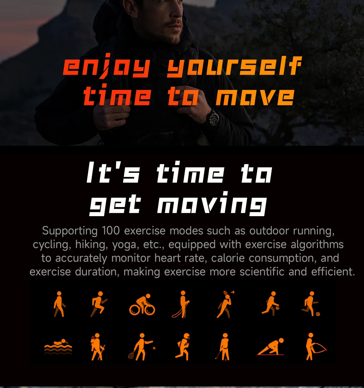Smart Watch Men 800mAh Ultra Long Battery Life Waterproof Outdoor Sport Watches Bluetooth Call Military Smartwatch 2025