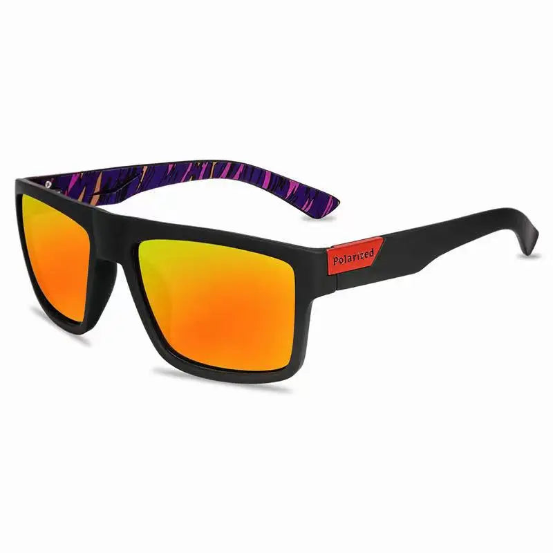 Polarized Sunglasses Fashion Square Frame Vintage Design Sun Glasses for Men