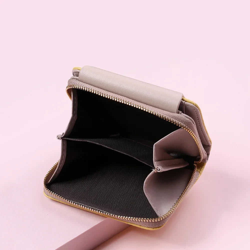 Ladies Wallets Leaf Hasp Clutch Brand Designed Mini Coin Purse