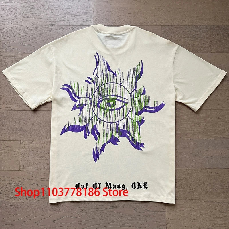 New GOD SPEED T-shirt Pop Fashion Print Streetwear Crewneck