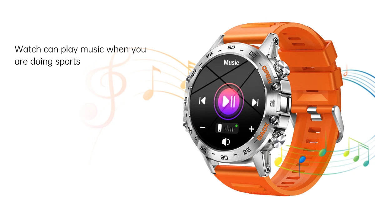 Newest 1.39" Bluetooth Call Smart Watch Men Outdoor Sport Fitness Heart Rate Health Monitoring Smartwatch for Android IOS Phone