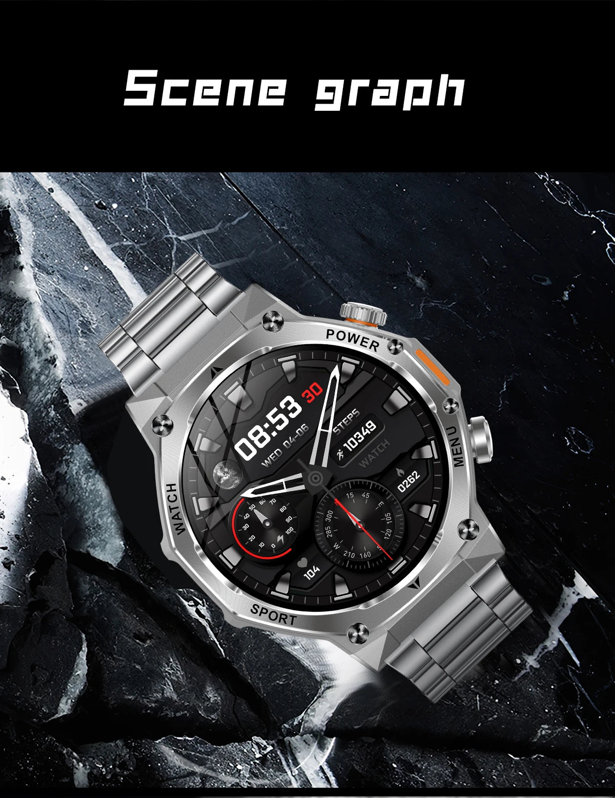 Smart Watch Men 800mAh Ultra Long Battery Life Waterproof Outdoor Sport Watches Bluetooth Call Military Smartwatch 2025