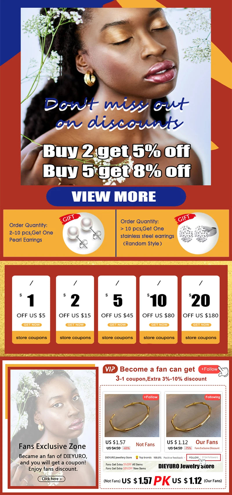 Stainless Gold plated 3D hollow camellia Pearl Necklace Bracelet Ring Suit Women Girl New Trend Non-fading jewelry Set