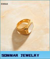 Gold Plated color Maiden necklaces & pendants Thick-chain white shell maxi necklace for women's