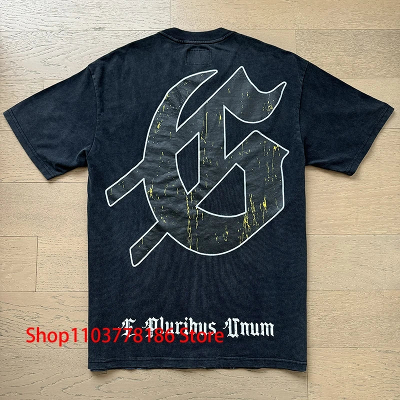 New GOD SPEED T-shirt Pop Fashion Print Streetwear Crewneck