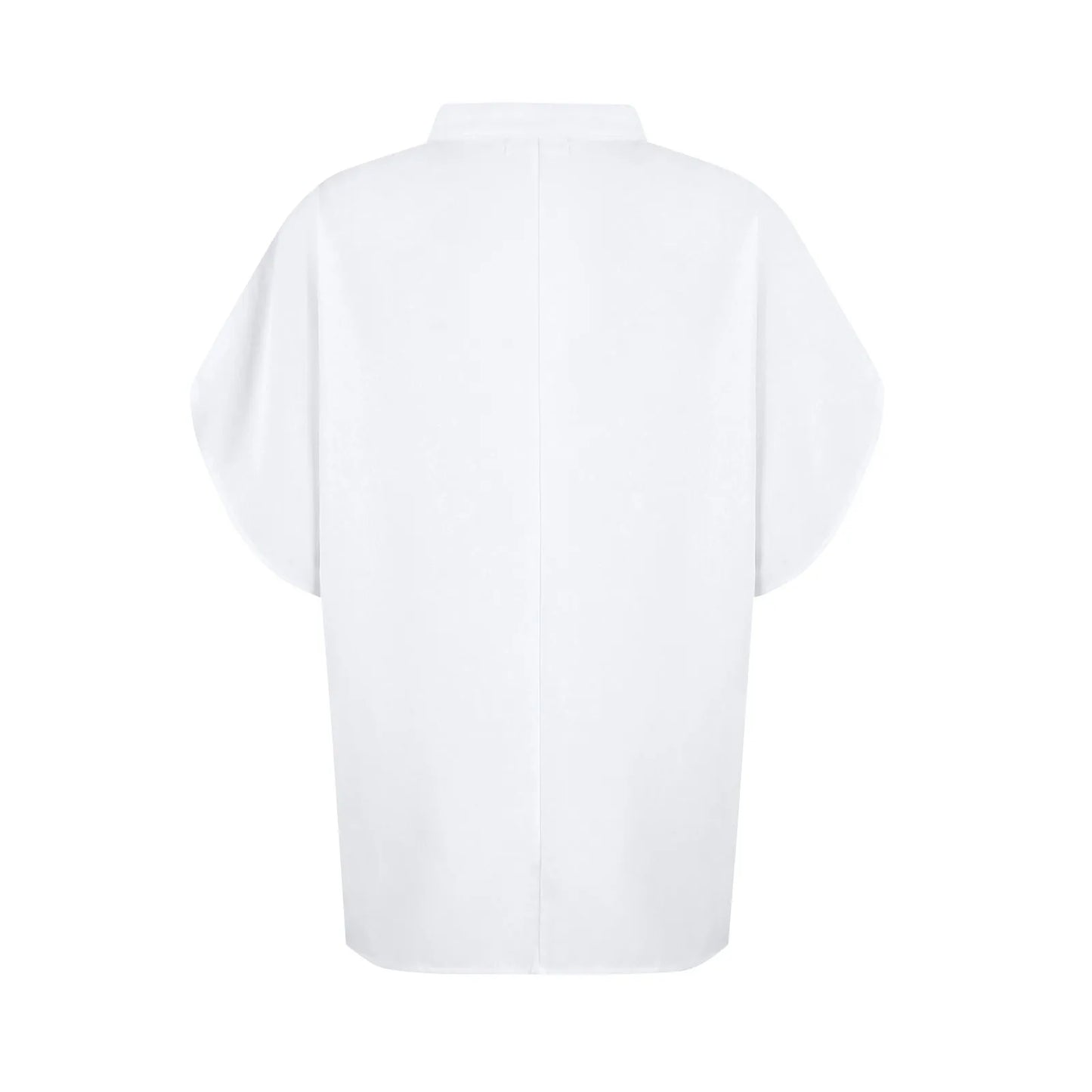 Summer Tops For Women Blouse Short Sleeve Solid V Neck Loose Shirts And Blouses Elegant Tops