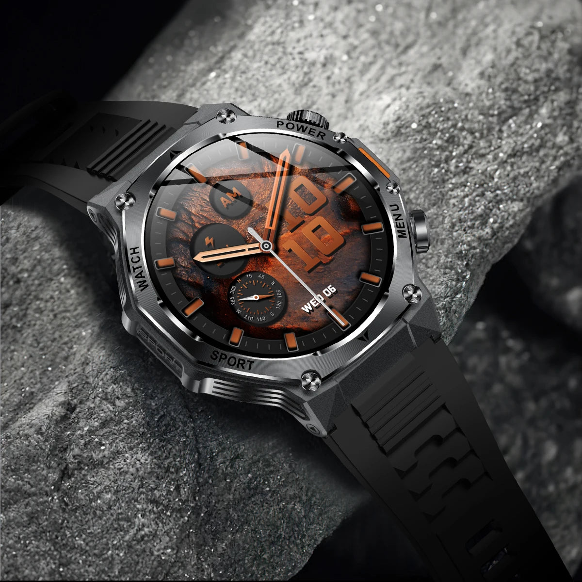 Smart Watch Men 800mAh Ultra Long Battery Life Waterproof Outdoor Sport Watches Bluetooth Call Military Smartwatch 2025
