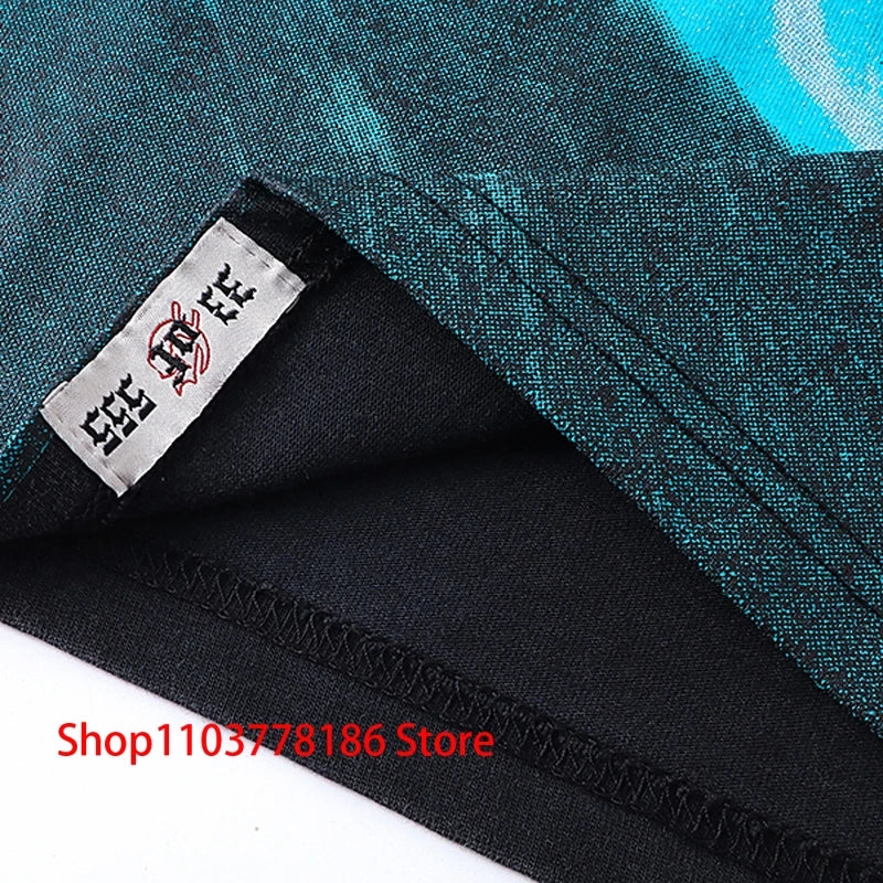 New GOD SPEED T-shirt Pop Fashion Print Streetwear Crewneck