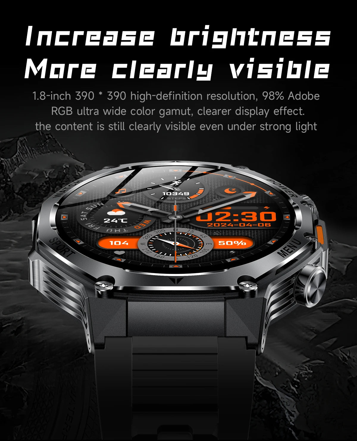 Smart Watch Men 800mAh Ultra Long Battery Life Waterproof Outdoor Sport Watches Bluetooth Call Military Smartwatch 2025