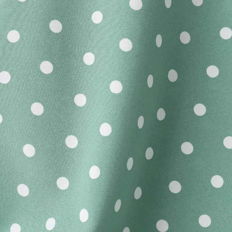 Woman Casual Polka Dots Printed Blouse Fashion Holiday Shirt Half Sleeve O-Neck Tunic Tops